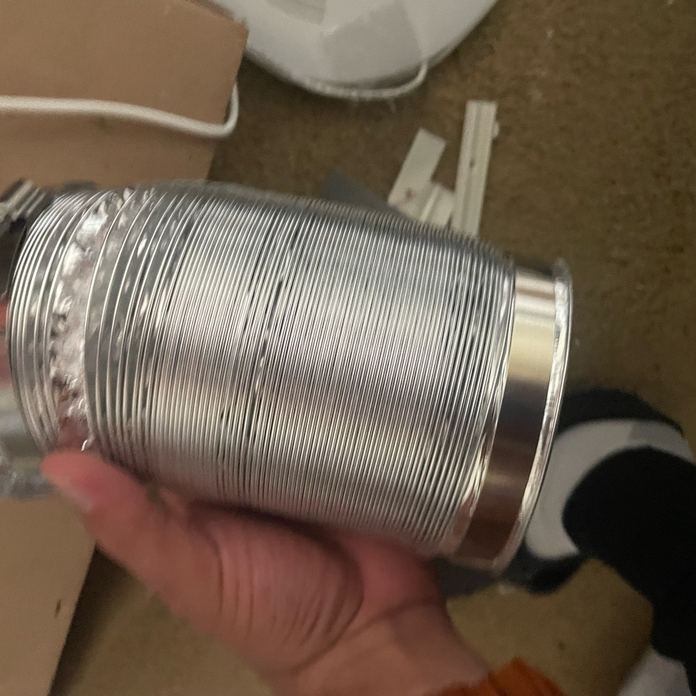 Silver Flexible Ducting Hose